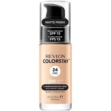 Jumestuskreem segatüüpi/rasusele nahale Revlon ColorStay, 200 Nude, 30 ml