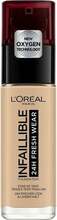 Vedel jumestuskreem L'OREAL PARIS Infallible 24H Fresh Wear, 125 Natural Rose, 30 ml