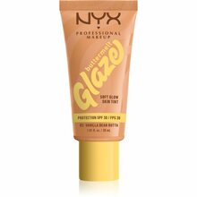 NYX Professional Makeup Buttermelt Glaze Soft Glow Skin Tint, 02 Vanilla Bean Butta, SPF 30, 30 ml
