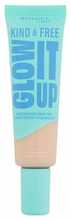 Rimmel London Kind & Free Glow It Up niisutav tooniv kreem, 001 Fair Porcelain, 30 ml