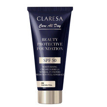 Claresa Beauty kaitsev jumestuskreem, 0N Fair Neutral, SPF 50, 30 ml