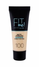 Vedel jumestuskreem Maybelline New York Fit Me Matte & Poreless, 100 Warm Ivory, 30 ml