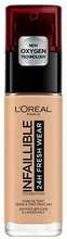 Vedel jumestuskreem L'Oreal Paris Infallible 24H Fresh Wear, 200 Golden Sand, 30 ml