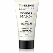 Eveline Wonder Match 3in1 seerum-primer, SPF 20, 30 ml