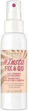 Meigikinnitussprei Rimmel London Insta Fix & Go, 100 ml
