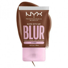 NYX Professional Makeup Bare With Me Blur Tint Foundation jumestuskreem, 21 Rich, 30 ml