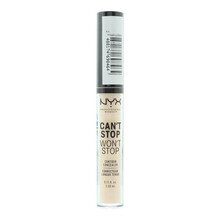 Nyx Cant Stop Wont Stop Vegan Matte Liquid Concealer, Light Ivory, 3.5 ml