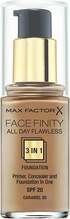 Vedel jumestuskreem Max Factor Face Finity All Day Flawless 3in1, 85 Caramel, 30 ml