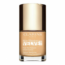 Jumestuskreem Clarins Skin Illusion Velvet Natural Matifying & Hydrating Foundation, 110N, 30 ml