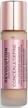 Vedel jumestuskreem Makeup Revolution London Conceal & Define, F9, 23 ml