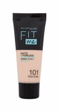 Jumestuskreem Maybelline Fit Me Matte + Poreless, 101 True Ivory, 30 ml