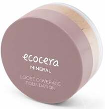 Mineraalne tolmpuuder Ecocera Mineral Loose Coverage Foundation, W1 Lisbona, 4 g