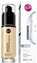 Vedel jumestuskreem Bell HypoAllergenic Mat&Soft Make-up, 02 Natural, 30 g