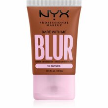 NYX Professional Makeup Bare With Me Blur Tint Foundation jumestuskreem, 18 Nutmeg, 30 ml