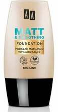 Matistav ja siluv jumestuskreem AA Make Up Matt & Smoothing, 105 Sand, 30 ml