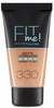 Jumestuskreem Maybelline Fit Me Matte + Poreless, 330 Toffee, 30 ml