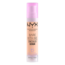 NYX Professional Makeup Bare With Me Concealer Serum, 2.5 Medium Vanilla, 9.6 ml