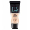 Vedel jumestuskreem Maybelline Fit Me Matte + Poreless, 100 Warm Ivory, 30 ml