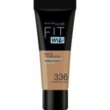 Maybelline Fit Me Matte + Poreless jumestuskreem, 336 soe oliiv, 30 ml