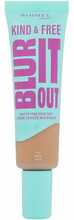 Rimmel London Kind & Free Blur It Out Mattifying Skin Tint, 410 Latte, 30 ml