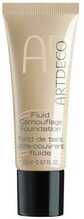 Jumestuskreem Artdeco Fluid Camouflage Base, 34 warm medium Ivory, 20 ml