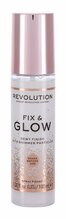 Meigikinnitussprei Makeup Revolution London Fix & Glow Dewy Finish, 100 ml