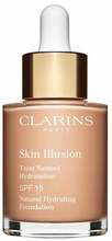 Jumestuskreem Clarins Skin Illusion Natural Hydrating Foundation, 107 Beige, 30 ml
