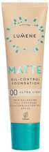 Jumestuskreem Lumene Matte Oil-Control, 00 Ultra Light, SPF 20, 30 ml