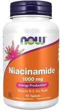 Now Foods niatsiinamiid 1000 mg, 90 tabletti