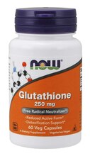 Now Foods glutatioon 250 mg, 60 kapslit