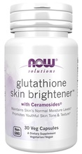 Now Foods Glutathione Skin Brightener keramosiididega, 30 kapslit