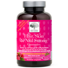 New Nordic Hair, Skin & Nail Strong Gummies, 60 kummikommi