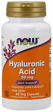 Now Foods hüaluroonhape 50 mg, 60 kapslit