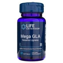 Life Extension Mega GLA seesami lignaanidega, 30 kapslit