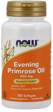 Now Foods õhtune priimulaõli 500 mg, 100 kapslit