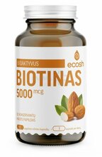 Ecosh bioaktiivne biotiin, 5000mcg, 90 kapslit