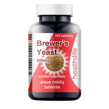 Healthilife Brewer's Yeast, 300 mg, 300 tab.