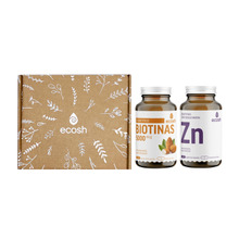 Ecosh komplekt, Biotiin, 90kaps. ja Tsink, 90kaps.