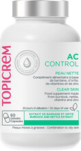 Toidulisand probleemsele nahale Topicrem AC Control Clear Skin, 60 kapslit