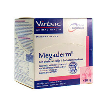Megaderm toidulisand nahale (kuni 10 kg), 28 x 4 ml