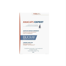 Ducray Anacaps Expert, toidulisand juuste väljalangemise vastu, 30 kapslit