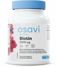 Osavi biotiin 2500 mcg, 120 vegankapslit