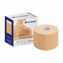 Kinesioloogiline teip Nordeplast, 5 cm x 5 m, beež