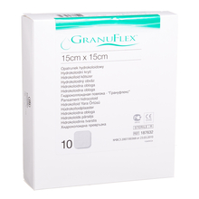 Hüdrokolloidplaaster Granuflex, 15 x 15 cm, 10 tk