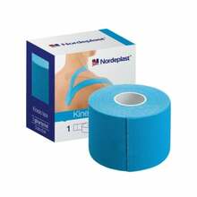 Kinesioloogiline teip Nordeplast, 5 cm x 5 m, helesinine
