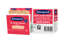 Tekstiilplaastrid Cederroth Salvequick, 6 x 40 tk