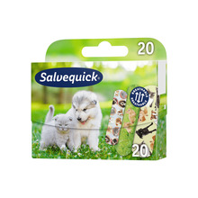 Laste plaastrite komplekt Salvequick Animals, 20 tk