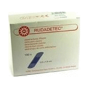 Plaaster Rudadetec, 2.5 x 7.6 cm, nesteriilne, sinine, 100 tk