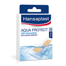 Veekindlad plaastrid Hansaplast Aqua Protect, 20 tk