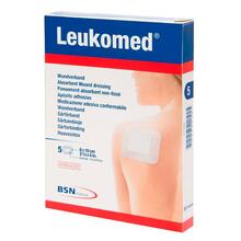 Meditsiinilised plaastrid BSN Medical Leukomed, 8 cm x 10 cm, 5 tk